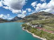 Foto: Berninapass, Oberengadin, Graubünden, Schweiz